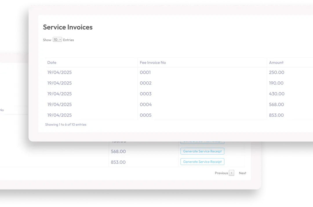 Automated Invoicing